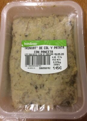 &quot;Trinxat&quot; de col y patata con panceta